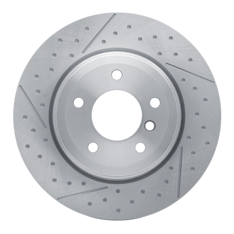 BMW 328I Brake Rotor (1) - Rear - R1 Concepts - Dimpled and Slotted - `06-`13